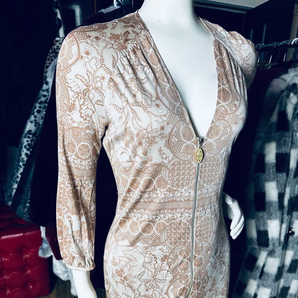 Carmella Knee-length Full Front Zip Dress
